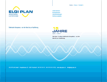 Tablet Screenshot of elgi-plan.ch